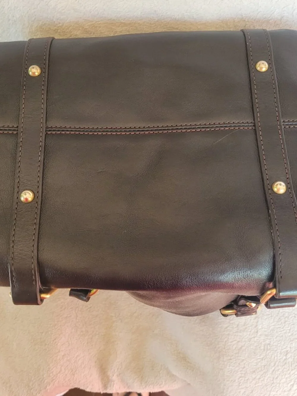 Dooney & Bourke Black Florentine Leather Satchel - Large